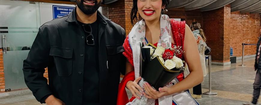 मिस ग्लोबलमा नेपालको प्रतिनिधित्व गर्दै विधि